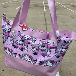 Pink Hello Kitty Tote/Duffel Bag 