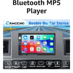 7" Car Stereo Bluetooth, USB, Backup Camera, Remote Control, IOS/ Android