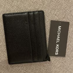 Black Michael Kors Card Wallet