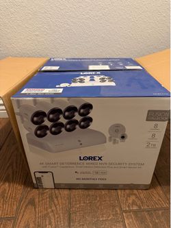 Lorex 4K Wired NVR Security System 8 Cameras