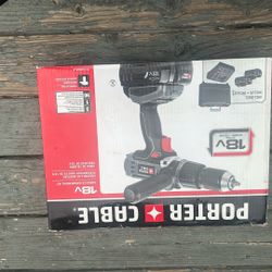 Porter Cable 18v Cordless Hammerdrill