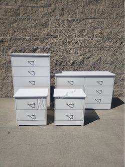 White Bedroom Dresser Set!