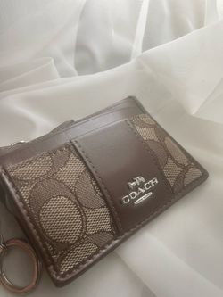 Mini Dark Brown Coach Wallet