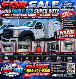 2016 Ford F-550 Super Duty Lube Mechanic Truck