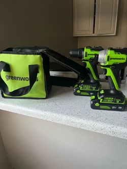 24V Cordless Battery Drill / Driver and Impact Driver Kit
