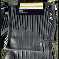 2019-2024. Original Audi A7. All weather Rubber Floor Mats