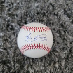 Aaron Nola Auto Signed Game Used Rawlings Official MLB Philadelphia Phillies