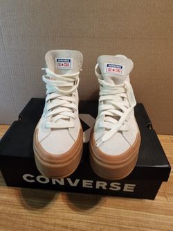 Converse Chuck Taylor All Star Mens 11 / Women’s 12.5 Cruise Egret HI Suede A09088C