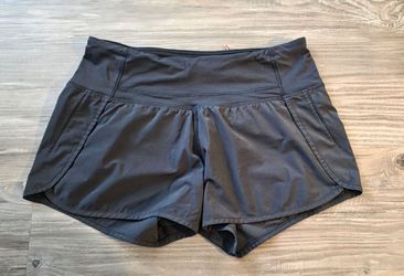 Lululemon Black Speed Up Running Shirts sz 4