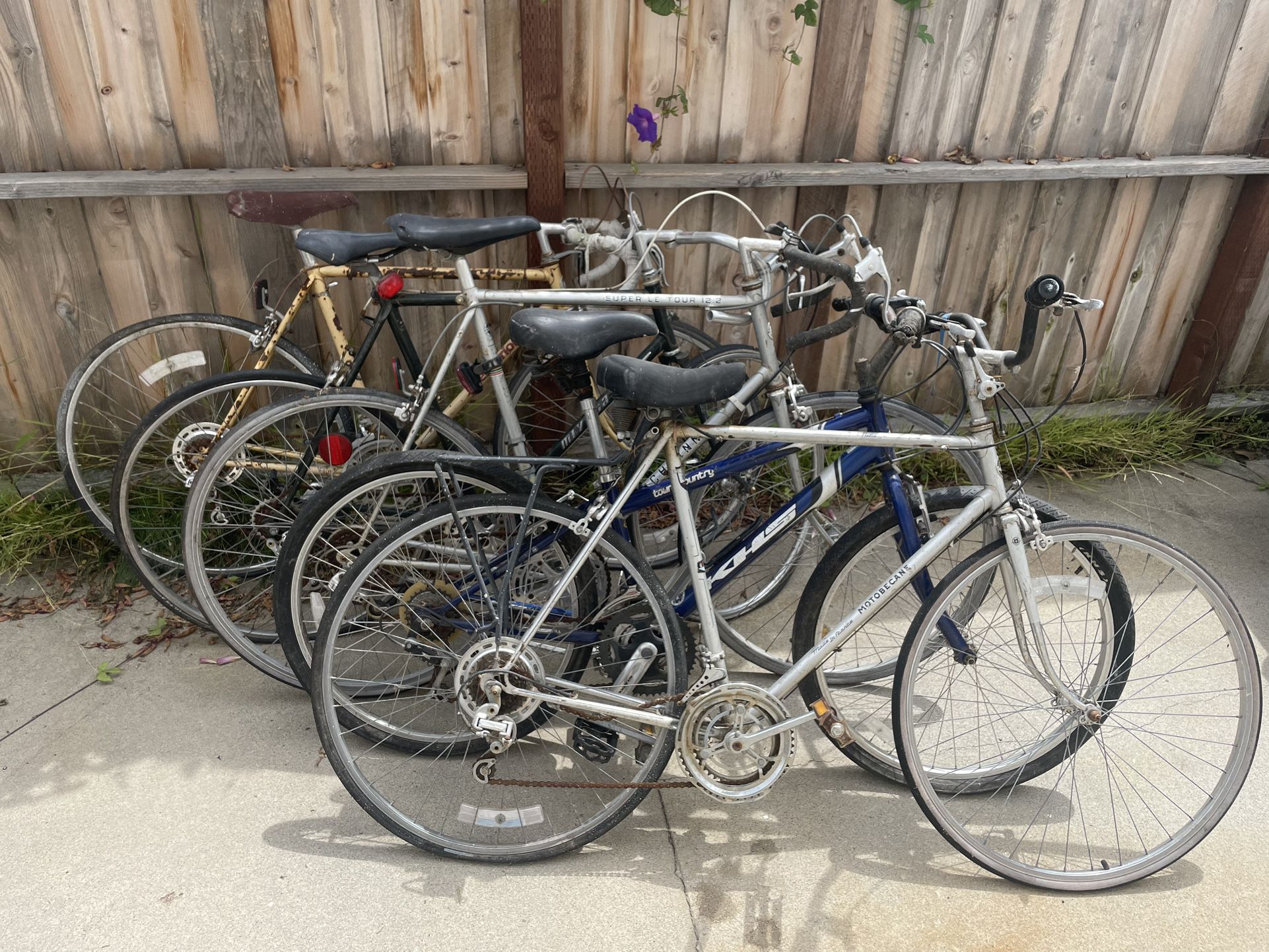 Five Bikes For Sale