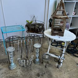 Plant stands and Garden decor