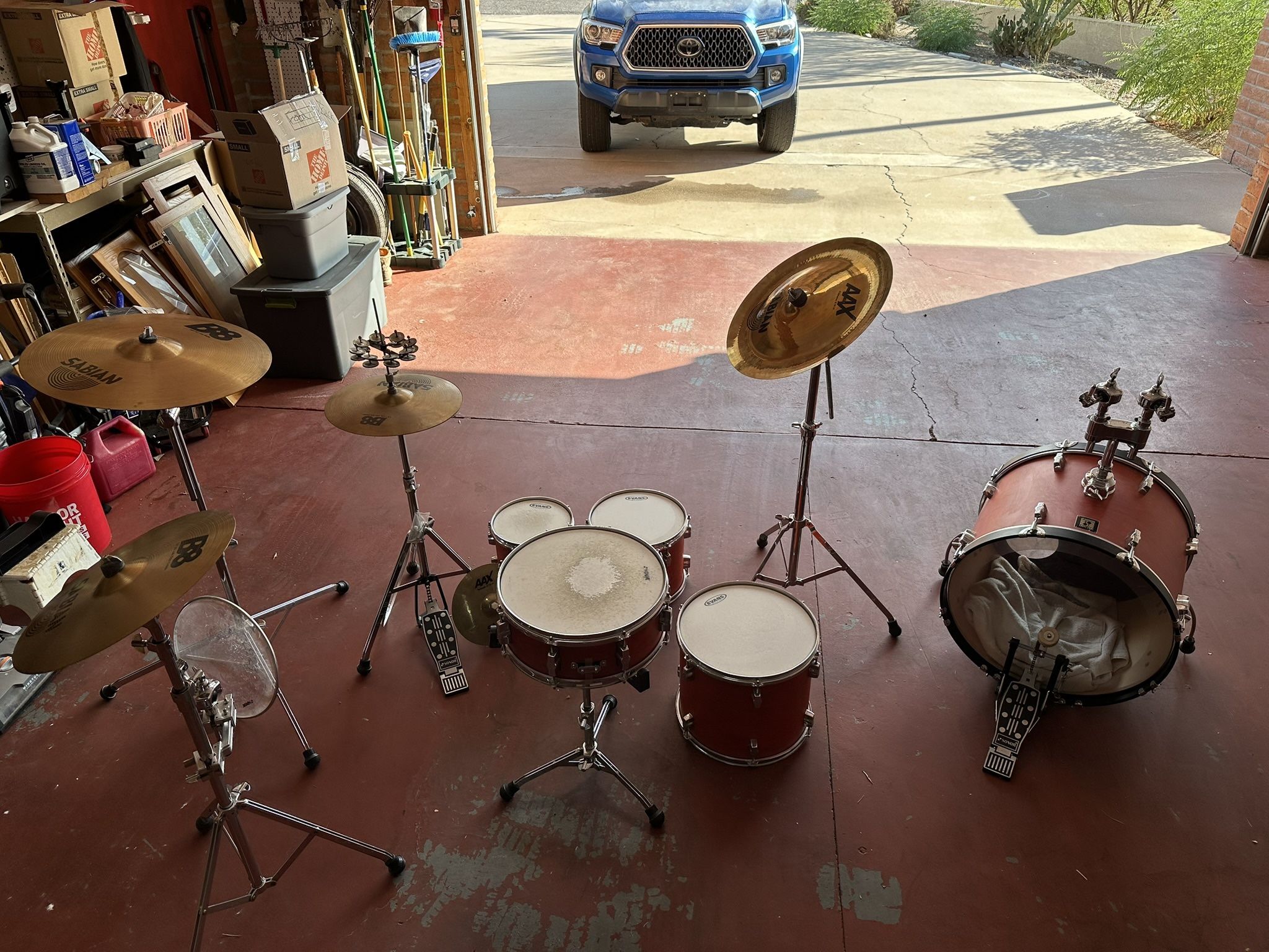 Sonor 9-Piece Drum kit 