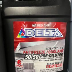RED ANTIFREEZE 50/50 