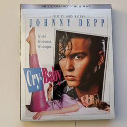 brand new sealed 4k blu ray cry baby bluray 