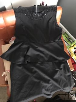Black Dress w/sequins New XL/1X