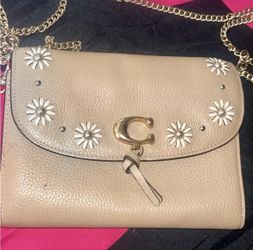 Coach Beige Crossbody Bag/purse