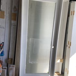 New Interior Pre Hung Door Frosted Glass Can Be Use As A Pantry Bathroom Or Restroom 32” 