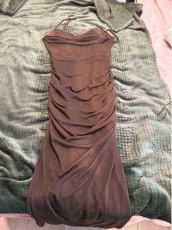 Brown dress