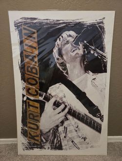 Kurt Cobain Music Poster 24x36