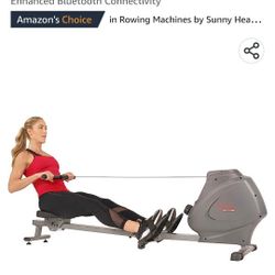 Sunny Health & Fitness Smart Compact Magnetic Rowing Machine