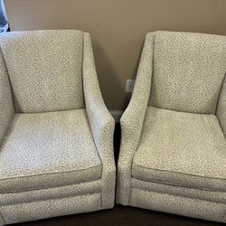 Plush Swivel Chairs