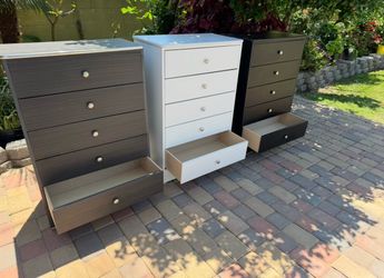 New Tall Chest 5-Drawer Dresser