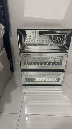 Mirror night stand
