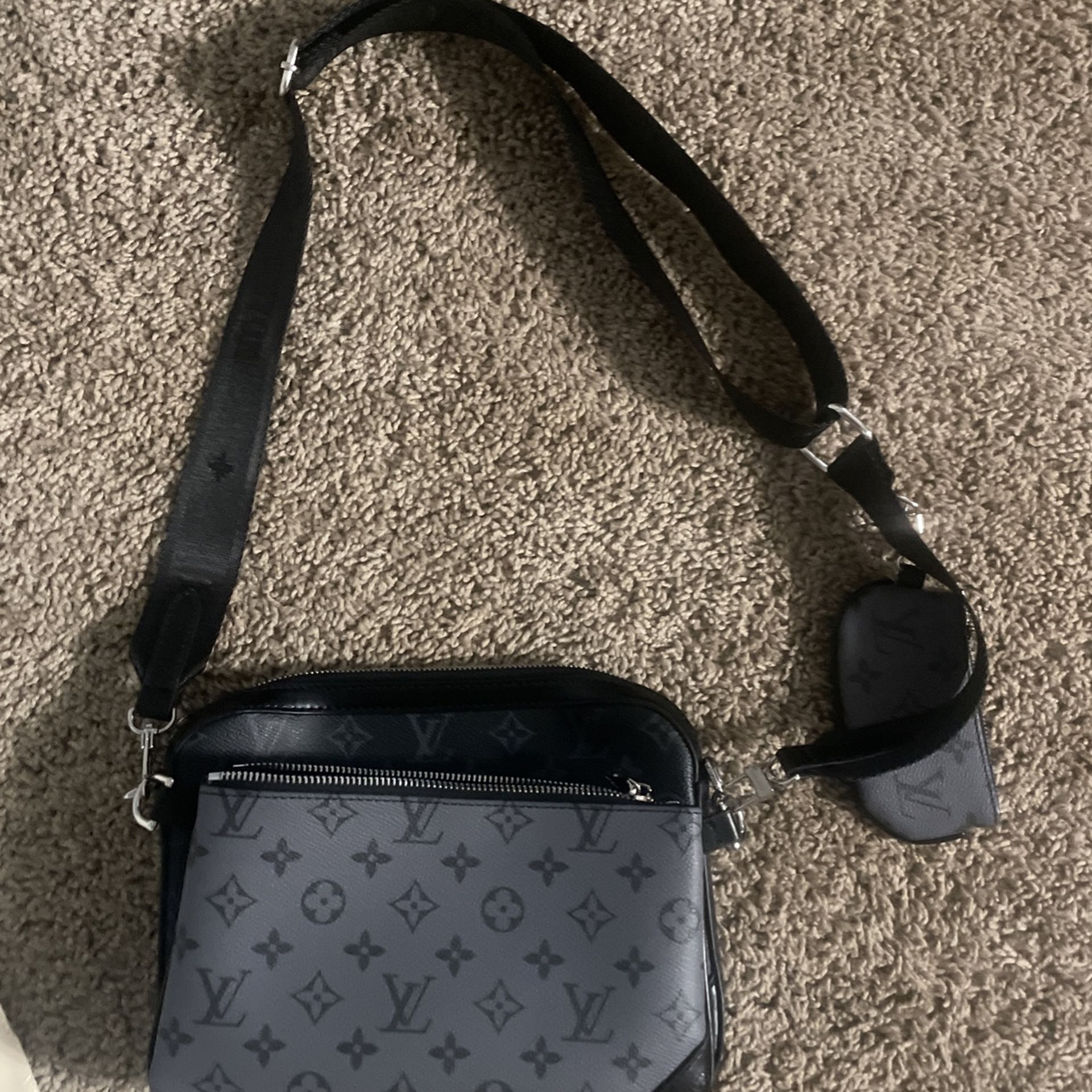 Authentic Louis Vuitton Trio Messenger Bag