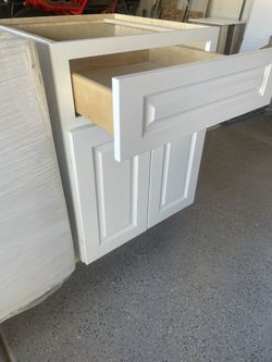 White Kitchen Cabinets - BRAND NEW