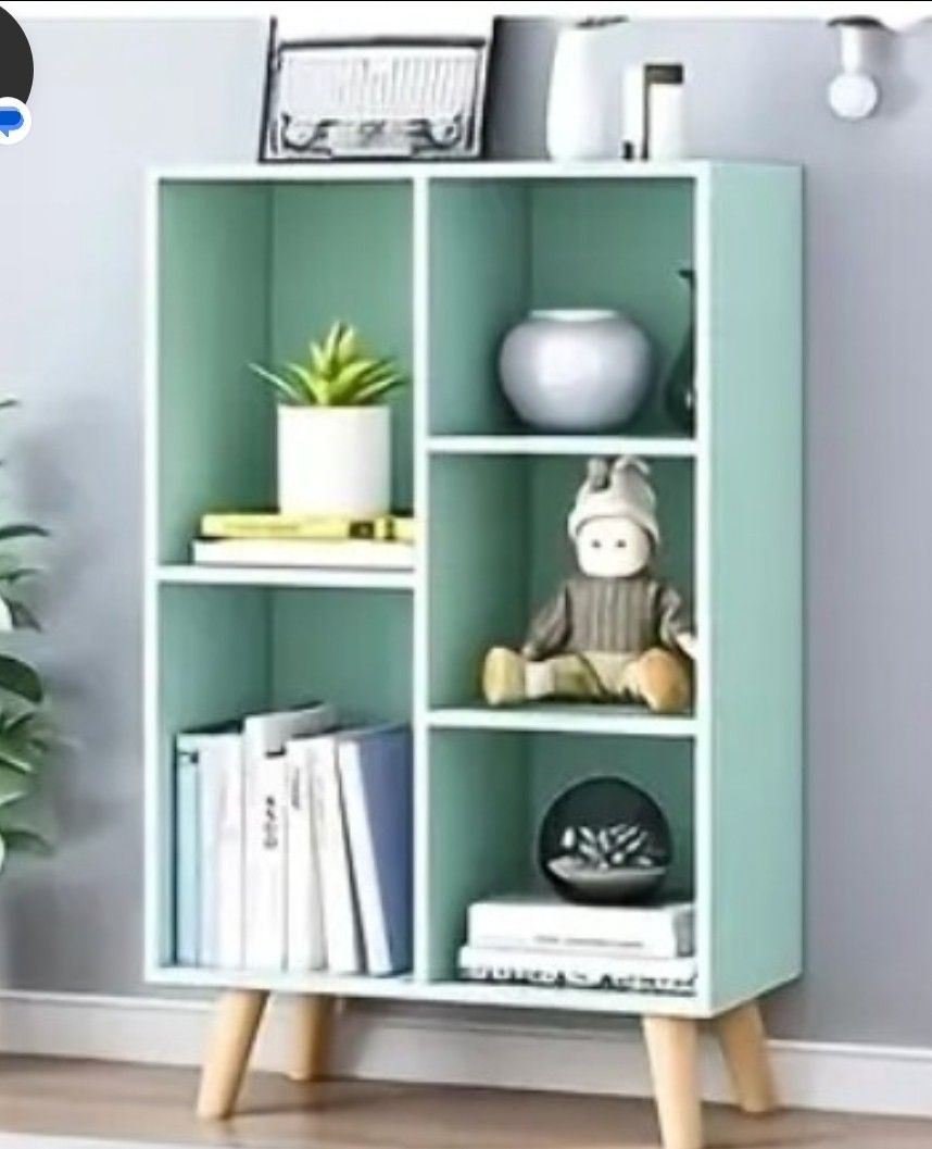 Teal Book Shelf