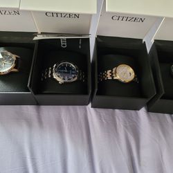 4 Citizens Watches Like New Great Deal. All Watches Are Over $300