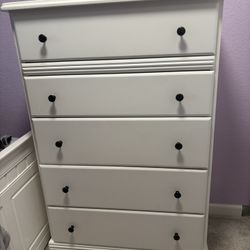 White Wooden Dresser