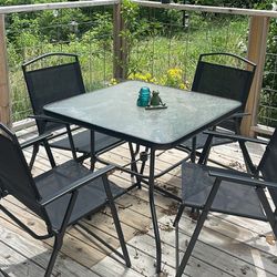 Five Piece Outdoor Dining Set