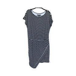 White House Black Market Ladies Gathered Waist Dress Size Medium 