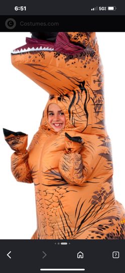 Dinosaurio Inflable Para Este Halloween size, Unitalla De Niños
