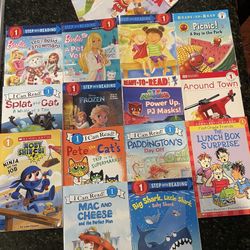 Step Into Reading Level 1 Early Reader Book Lot - 18 Books Total