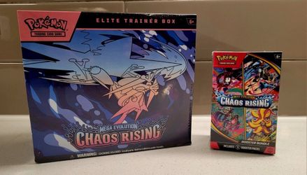Pokemon chaos rising ETB & Booster bundle