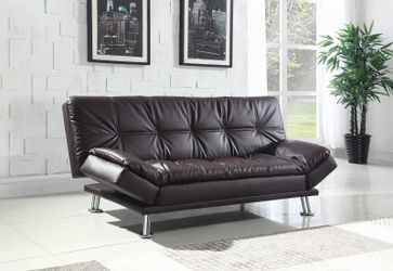 Brand New Brown Leatherette Sofa Bed