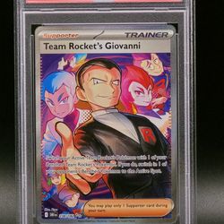 Pokemon PSA 10 – ROCKET'S GIOVANNI 238 – Destined Rivals - GEM MT