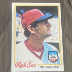 Carl Yastezemski Boston Red Sox 1978 Topps