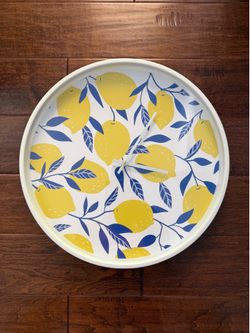 Decorative Lemon Wall Clock