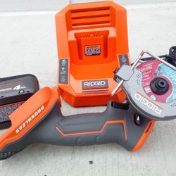 18V SubCompact Brushless Cordless 3 in. Multi-Material Saw  with (3) Cutting Wheels. & Rapid Charger & 4ah Battery  Brand NEW Never Used 