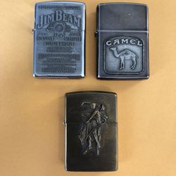 Marlboro Camel Jim Beam Vintage Zippo Lighters For Sale In Valley View Oh Offerup