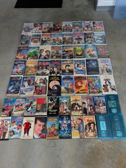Vhs video tapes