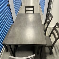 Table With 4 Chairs And Bench Chair 