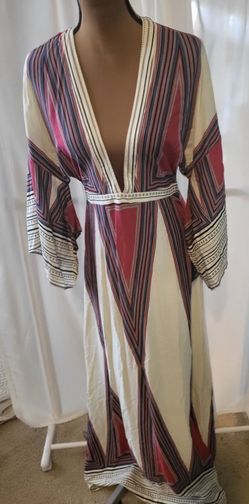 Lulus Montecito Cream Print Maxi Dress