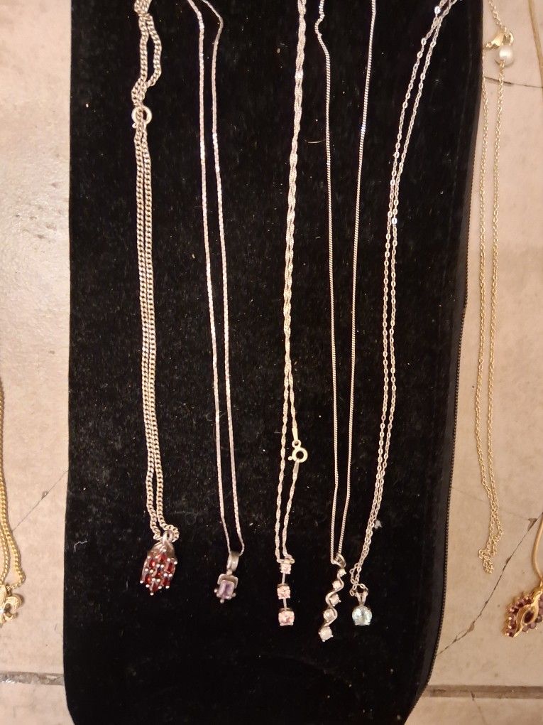 Sterling Necklaces $15 Each