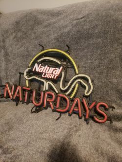 Natural Light Beer Sign 