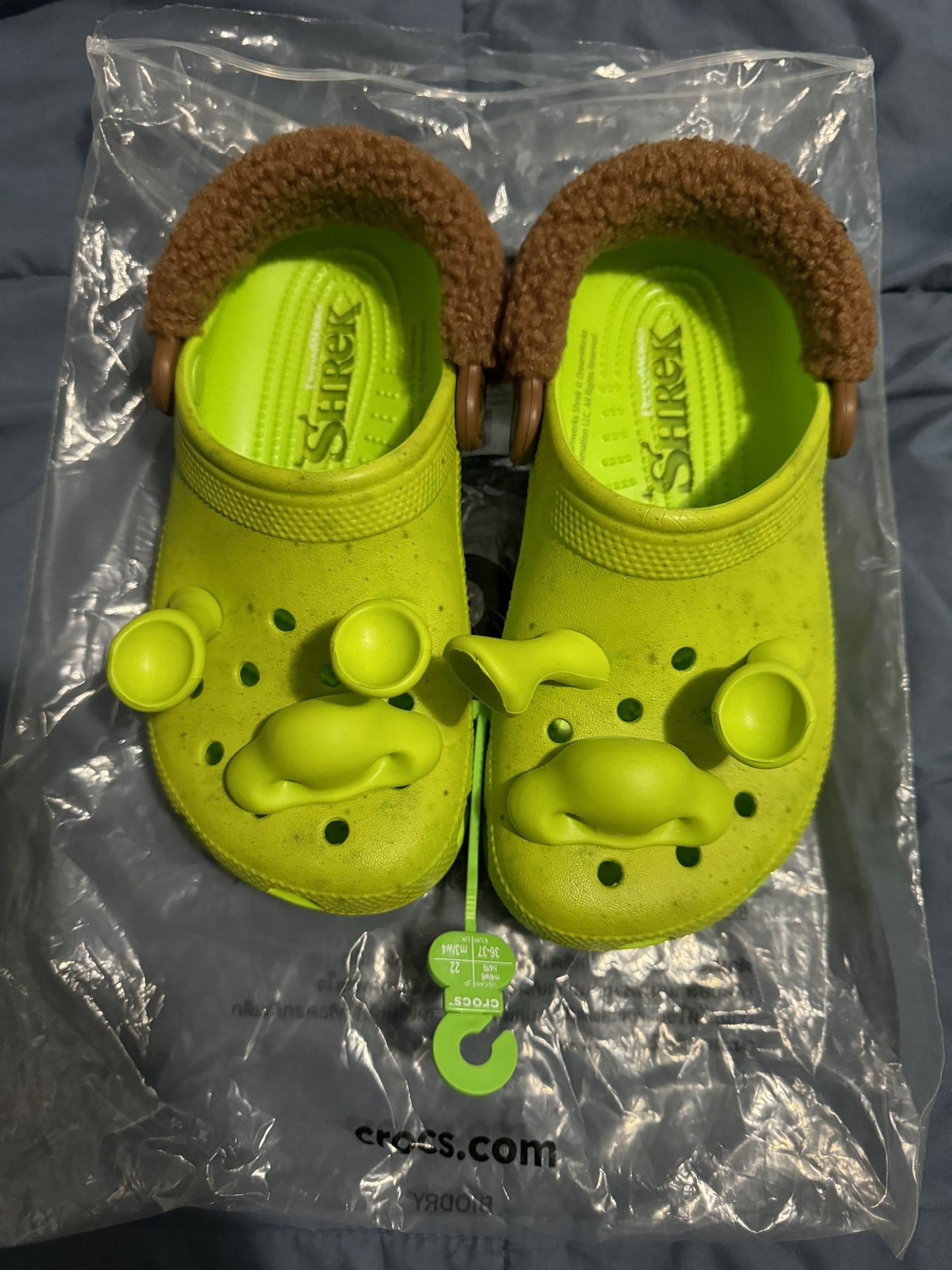 Crocs Shrek Brand New Size 4mens 6womens