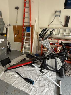 Two gym equipments